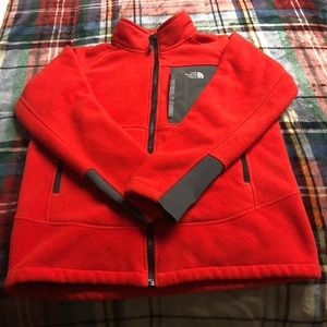 Northface, Large, orange, sweatshirt